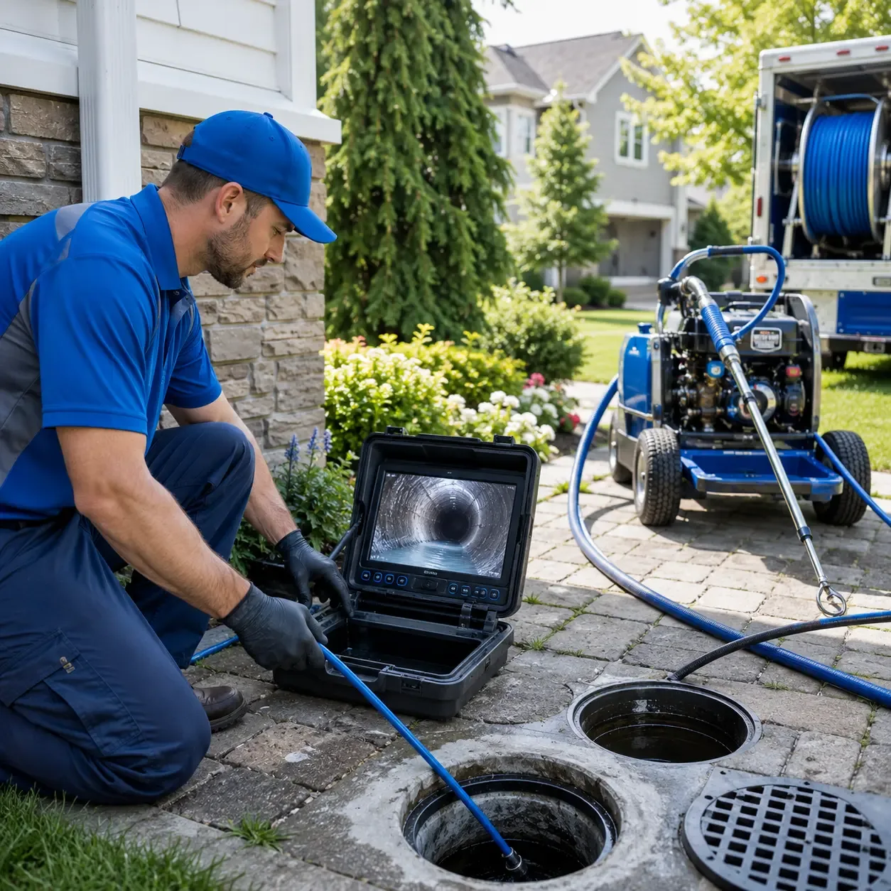 Outdoor drain cleaning professionals serving Gardendale, TX